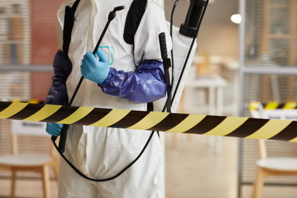 Professional Biohazard Cleanup technician working in Greenfield, CA